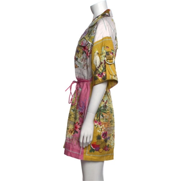 ZIMMERMANN Nina Safari Mini Dress Zimmermann Size 0 - Picture 14 of 16